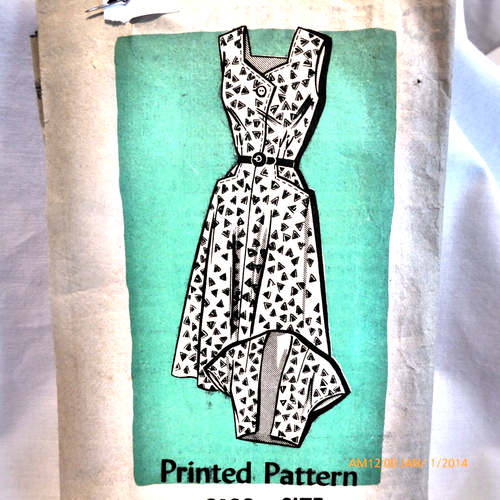 RARE OOP VTG PRINTED ANNE ADAMS SUNDRESS BOLERO PATTERN Sz 20 B 40; W 32; H 42 - 第 1/5 張圖片