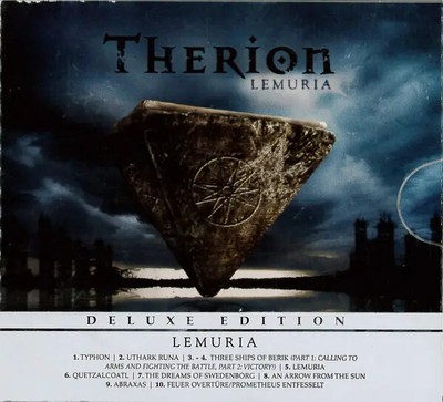 2xCD Therion Lemuria / Sirius B DIGIPAK WITH TRANSPARENT SLIPCASE Nuclear Bl