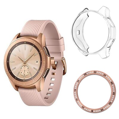 Wear-Resisting Soft TPU Watch Case+Ring Cover for Samsung Gear S3 Frontier R765V