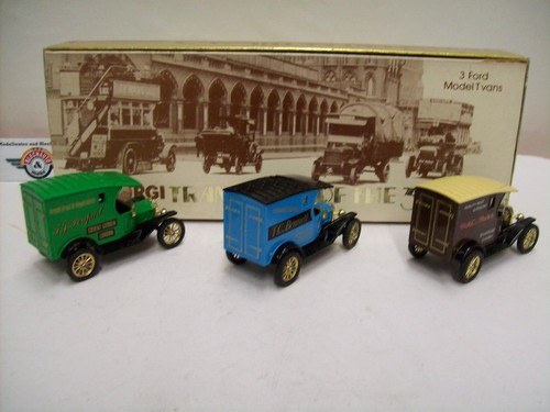 Ford Model T Van "3er Set" Transport of 30´S Corgi-Toys (Gt. Britan) 1:43, OVP - Bild 4 von 5