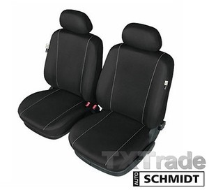 Schwarze Vorne Sitzbezüge für MERCEDES GLK X204 SCHMIDT XL