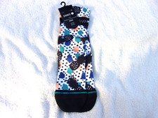 NWT Stance Kids casual socks, L, 3-5.5, Dwayne Wade Collection, crew, colorful