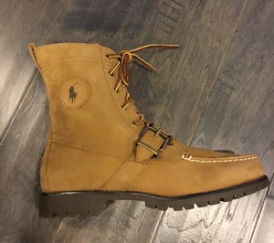 mens polo ranger boots tan