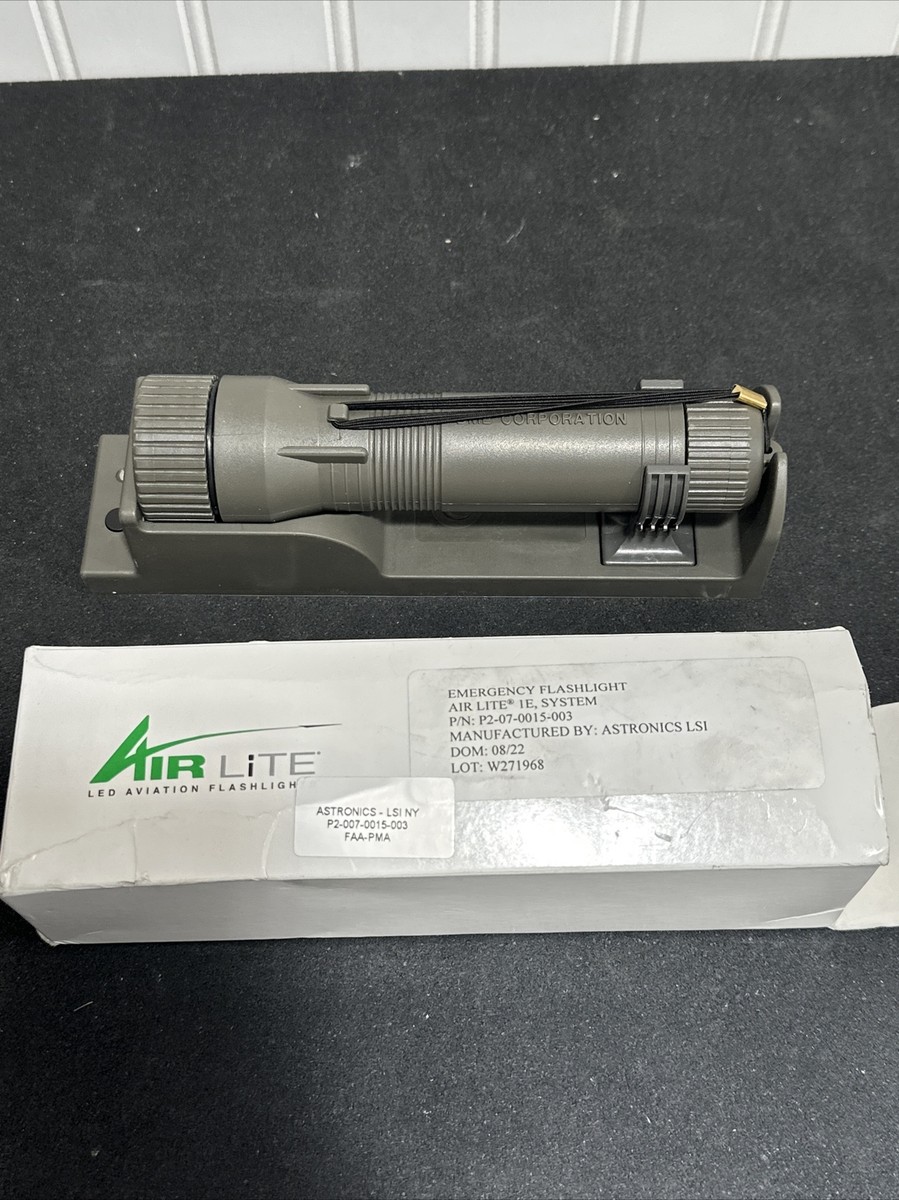 air lite 1e led aviation flashlight Astronics Lsi P2-07-0015-003