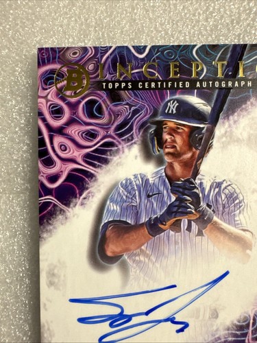 2023 Bowman Inception Primordial Prospect Auto•Spencer Jones-OF-Yankees•42/99 - Picture 2 of 10