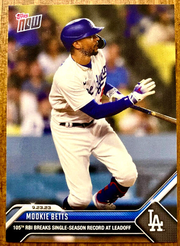 2023 Topps Now 909 Mookie Betts