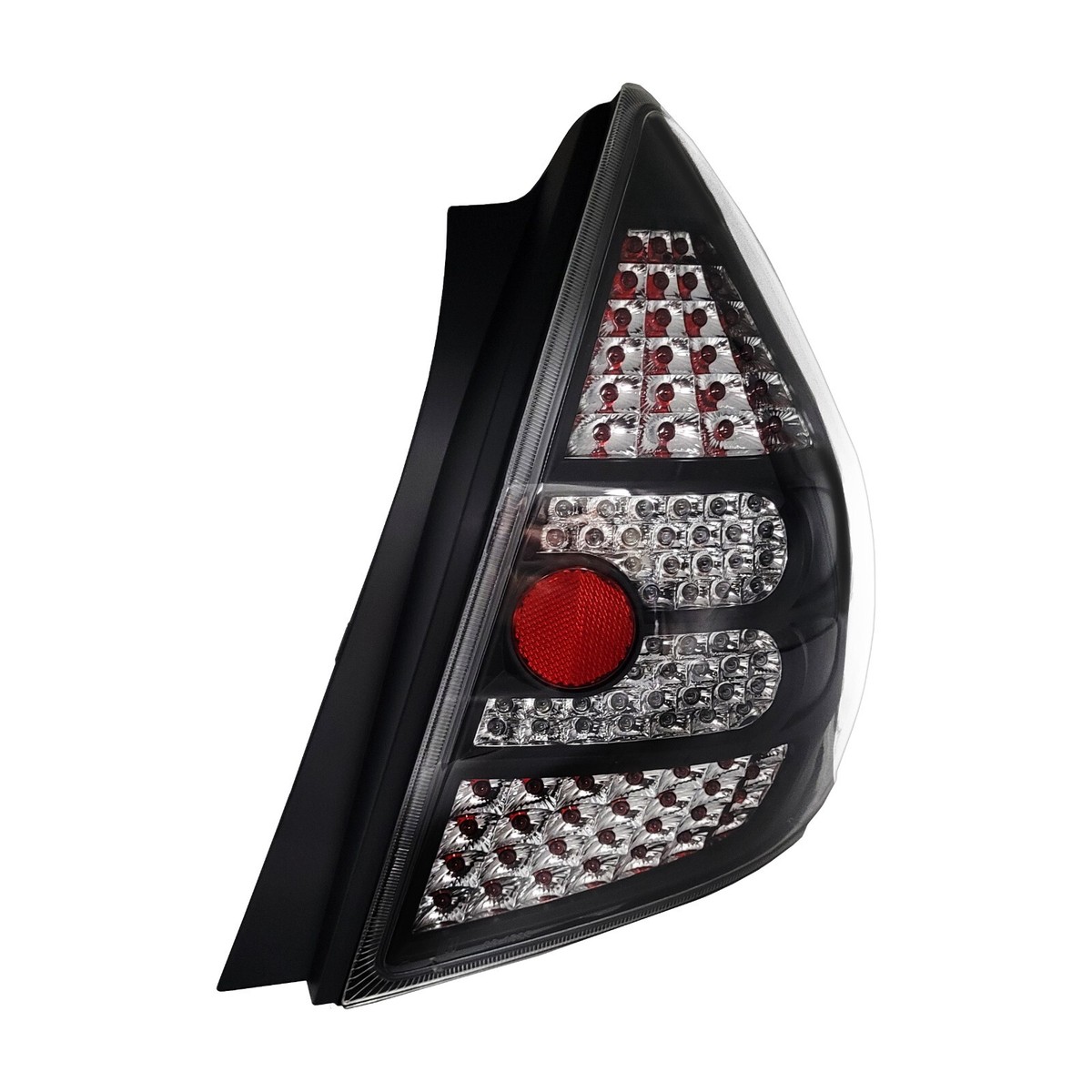 FITS HONDA FIT JAZZ 2001-2007 LED LOOK TAIL LIGHTS BLACK LEFT+