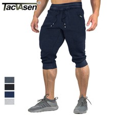 Men's 3/4 Jogger Capri Pants Knee Length Running Training Workout Casual Shorts