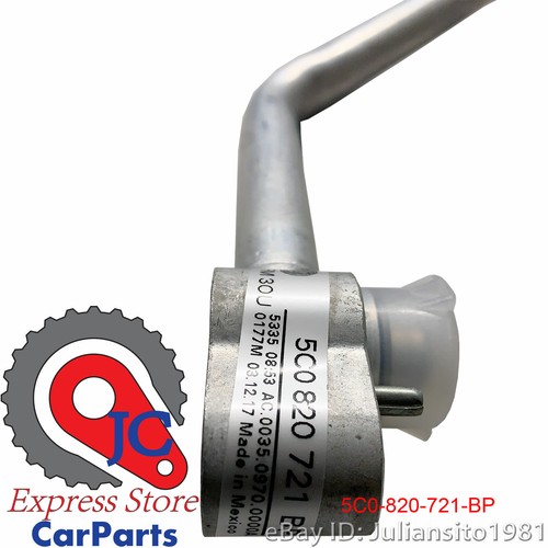 5C0820721BP VOLKSWAGEN GENUINE OEM JETTA AC HOSE A/C DISCHARGE HOSE - Picture 3 of 4