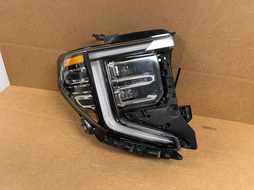 OEM 2022-2024 GMC SIERRA 1500 LED HEADLIGHT CHROME TRIM ACCENT RIGHT RH NICE!!
