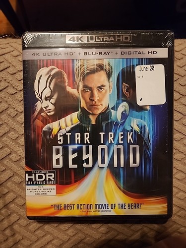 Star Trek Beyond 4K Ultra HD, Blu Ray, Digital HD, 2016, 2 Disc Set New Sealed - 第 1/2 張圖片
