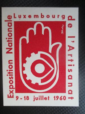 (11187) Reklamemarke - Exposition National de l`Artisanat Luxembourg 1960