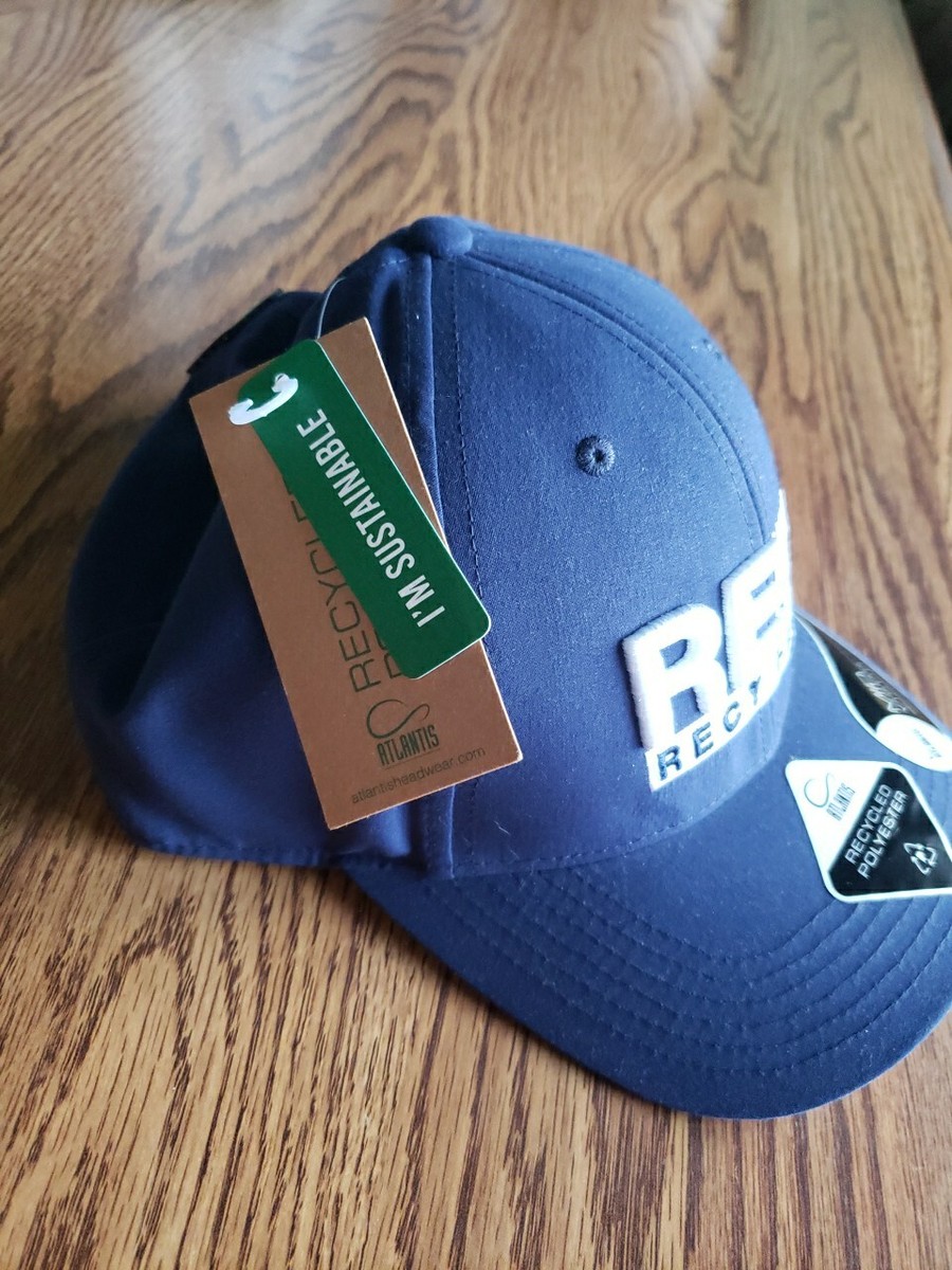 Atlantis Recycle Hat Cap Fully Recycled Sustainable Navy Blue