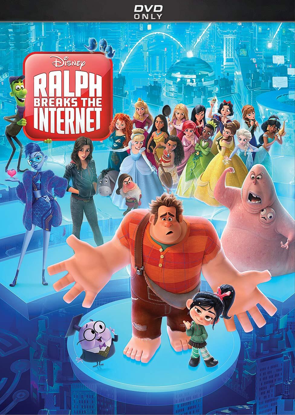 RALPH BREAKS THE INTERNET (DVD) John C. Reilly Sarah Silverman Gal Gadot