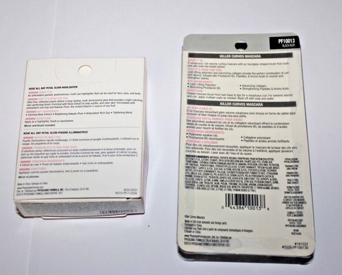 Physicians Formula Rosé All Day Glow PF11125 + Mascara PF10013 Lot Of 2 In Box - Picture 2 of 2