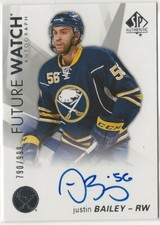2016 2016-17 SP Authentic Future Watch Auto Rookie #140 Justin Bailey 790/999