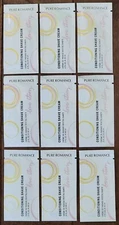 (9) Pure Romance Coochy Conditioning Shave Cream Love Story Sample Packs 1.8 oz