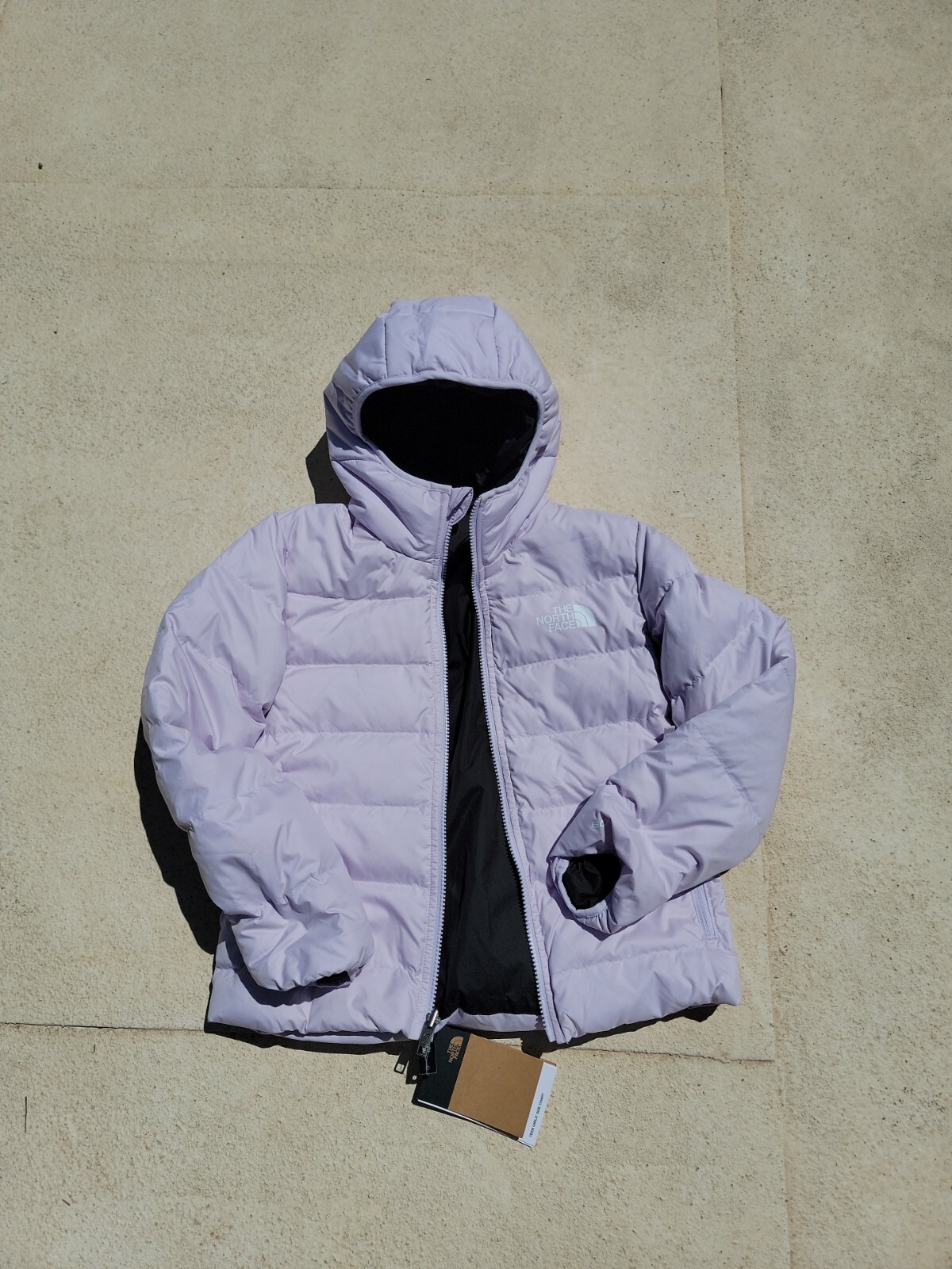 lavender down jacket