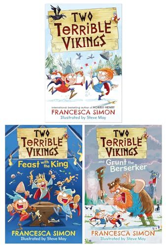 Two Terrible Vikings Series 3 Books Collection Set (Two Terri | Francesca Simon