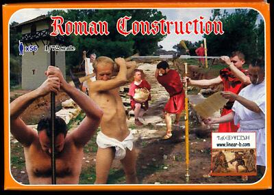 Linear A Models 1/72 ROMAN CONSTRUCTION Figure Set