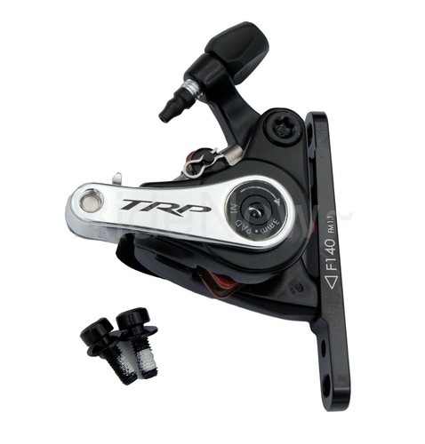 TRP SPYRE Pinza freno a disco meccanica anteriore attacco piatto CX/Road Bike, con adattatore - Foto 8 di 10
