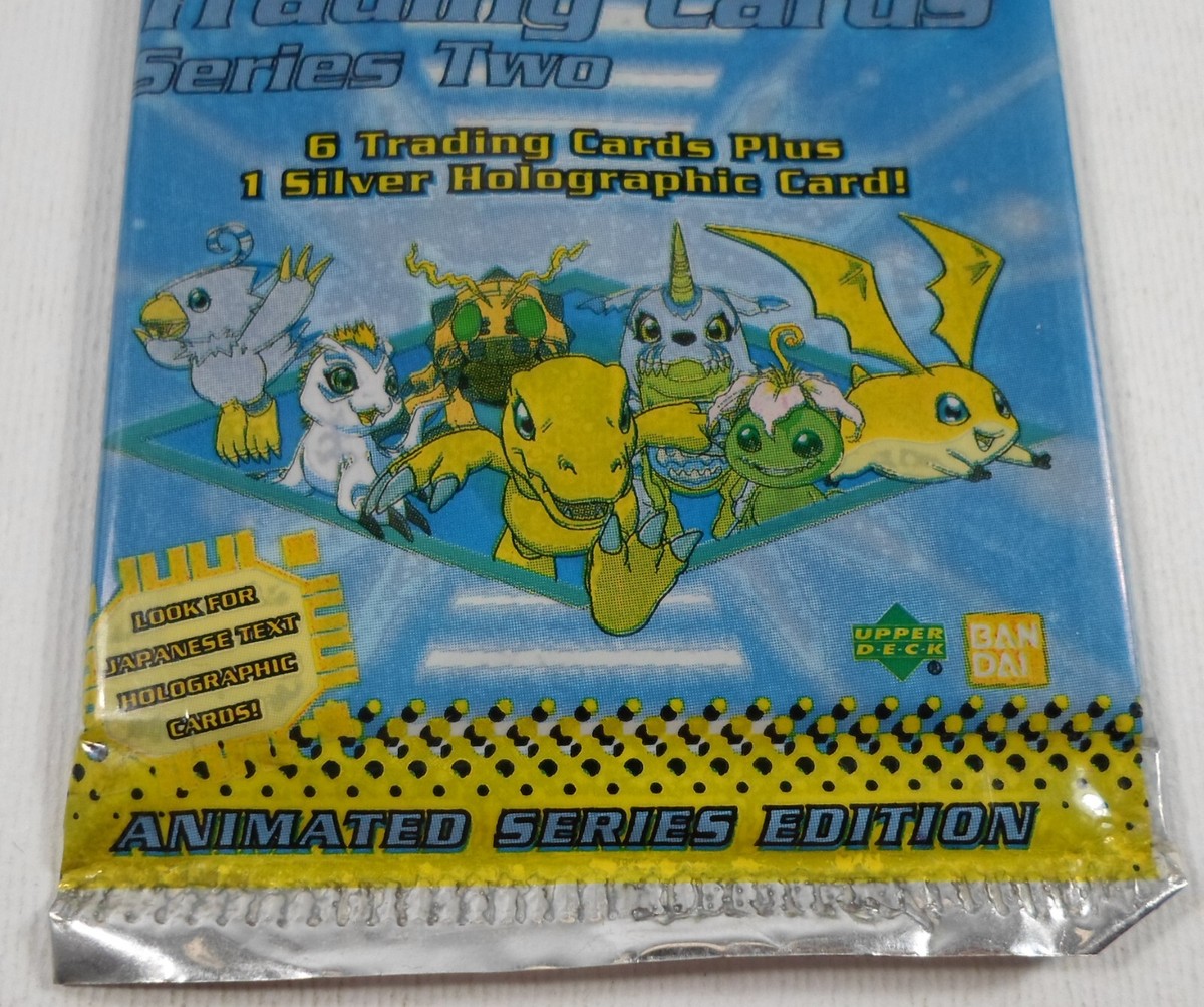 BANDAI 1999 DIGIMON TRADING CARD GAME ANIMATED SERIES EDITION SERIES 2  BOOSTER