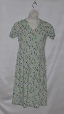 Joan Rivers Petite Floral Garden Jersey Knit Midi Dress Size SP Green