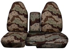 Pick Up Seat Covers Fits 2004-2012 Ford Ranger 60-40 Seat Wconsole Camo Desert