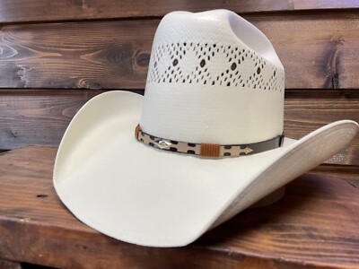 Men's  Western Cowboy Hat  Bangora Natural   -Leandro -1929