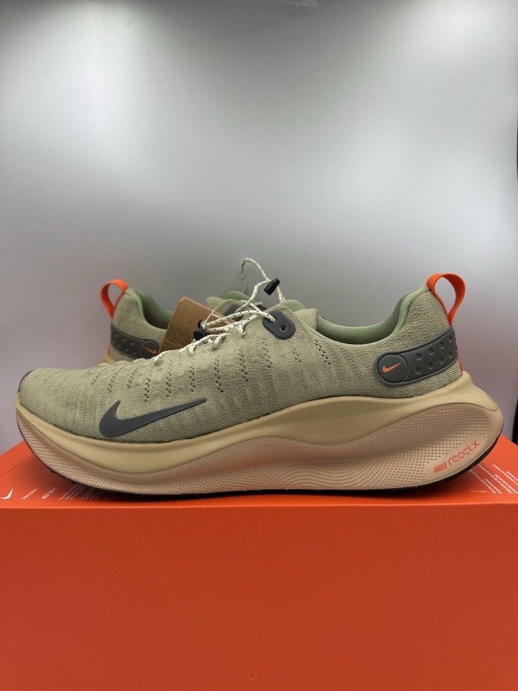 Nike ReactX Infinity Run 4 Neutral Olive NBY Size 14 Brand New