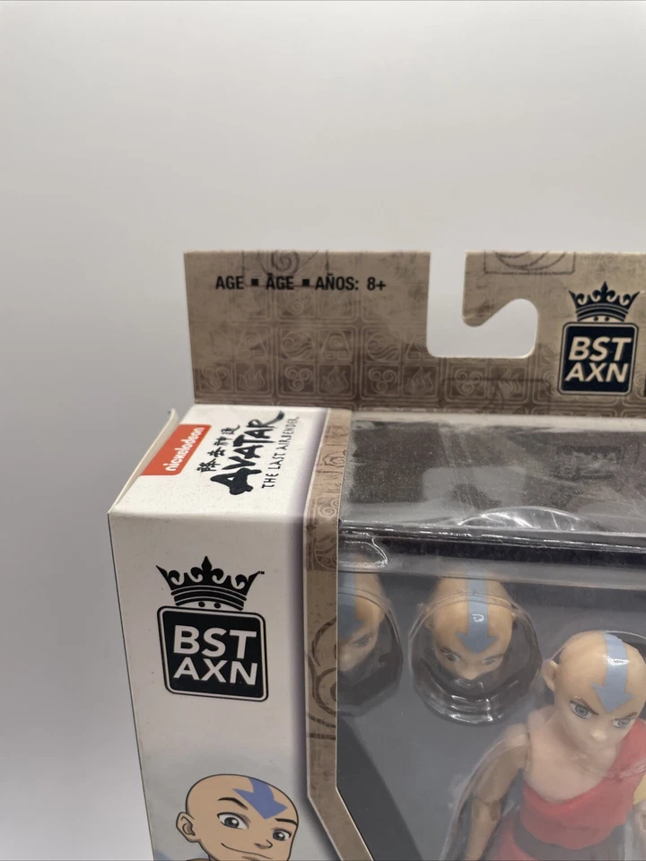Figura BST AXN Nickelodeon Avatar The Last Airbender: AANG MONK 5" NUEVA EN CAJA Foto 3 de 4