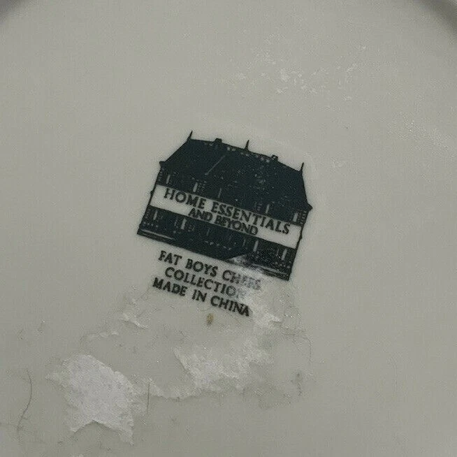 ESENCIAL PARA EL HOGAR Y MÁS ALLÁ FAT BOYS CHEFS COLECCIÓN PLATO ENSALADA ESPAGUETIS SOLAMENTE Foto 4 de 4