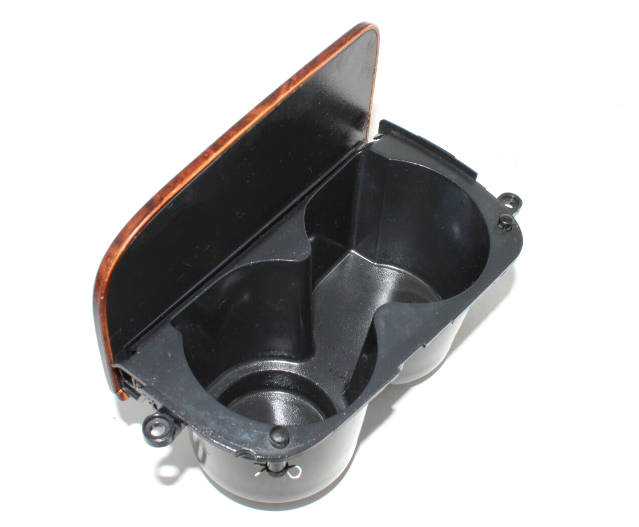 2002 02 03 04 Hyundai Sonata Center Console Cup Holder OEM Wood Grain