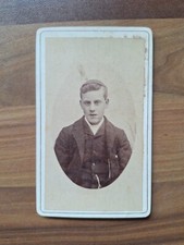 Antique Carte De Viste CDV Cabinet Card Photograph Of A Man London.