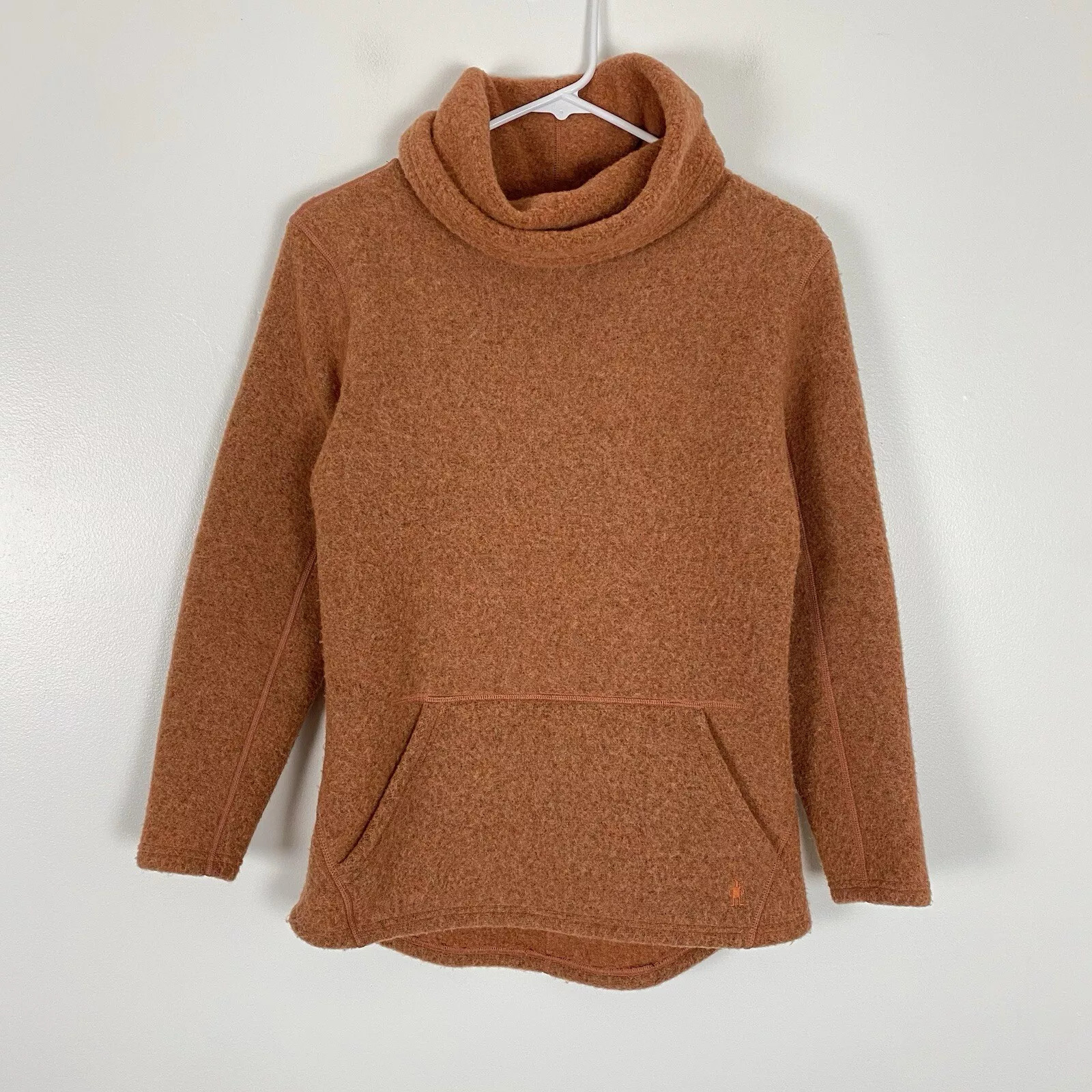smartwool hudson trail fleece pullover wool blend sweater