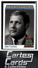 Jim Carlen 1991 College Classics West Virginia Mountaineers #43 WVU 7-11