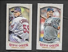 CARLOS CARRASCO  2016 TOPPS GYPSY QUEEN MINI'S #97 REGULAR AND VARIATION CARDS