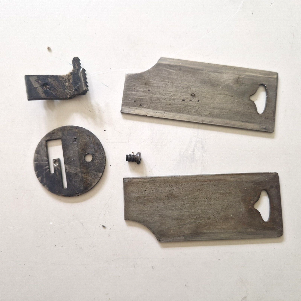 Vintage Jones Family CS Sewing Machine Parts Throat dog cover & slide