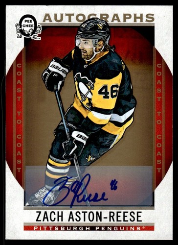 2018-19 O-Pee-Chee Coast to Red Zach Aston-Reese Pittsburgh Penguins #161