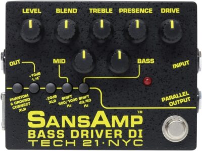 TECH21 SANSAMP Base Drive Effektor / Amplashmorator / DI-Funktion BASS DRIV