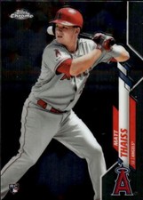 2020 Topps Chrome Matt Thaiss #83 Los Angeles Angels 1U
