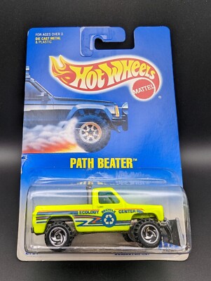 Hot Wheels #198 Path Beater Pickup Truck Green Recycle Vintage 1991 Release L38