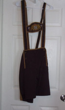 German Lederhosen Costume Bavarian Beer Man Oktoberfest sz large teen