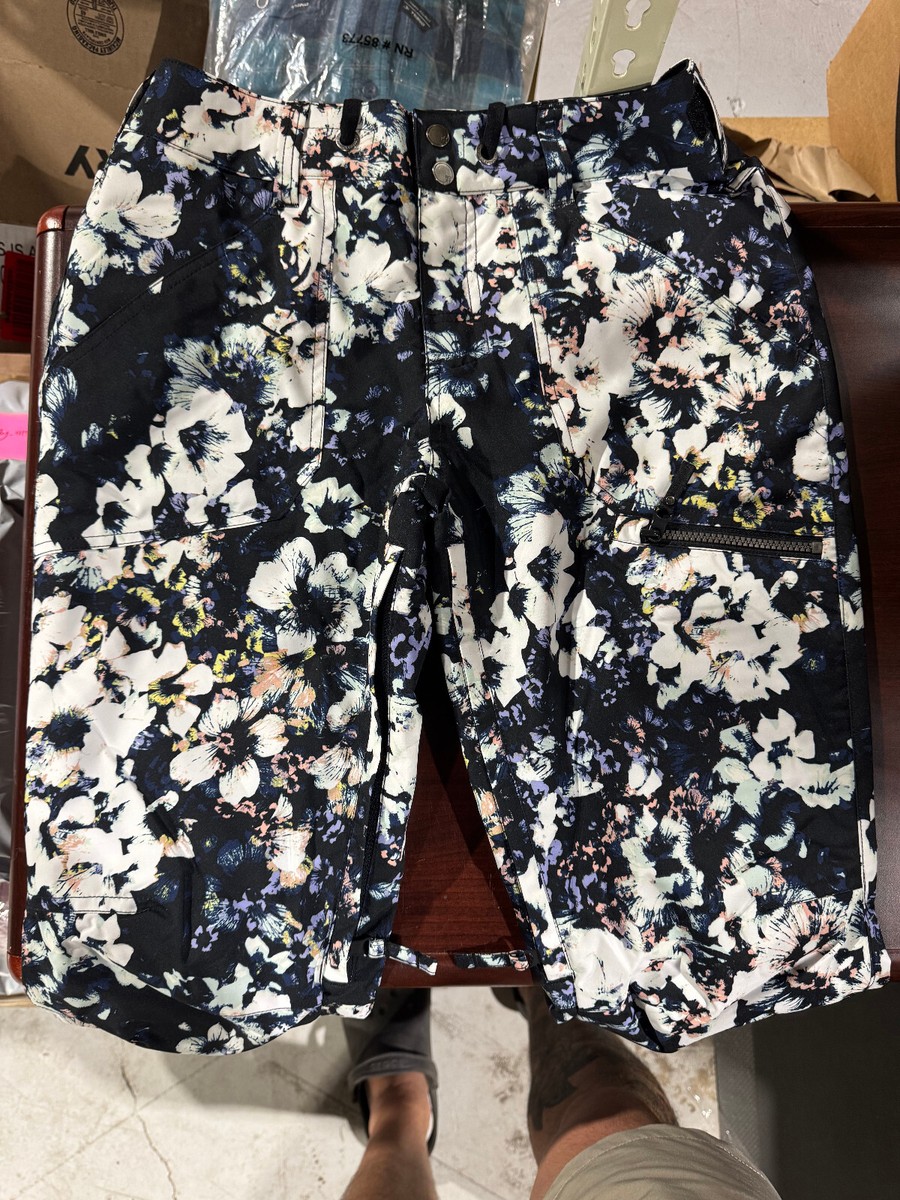 ROXY NADIA PRINTED WOMENS SNOW PANT - KVJ1 - SIZE SMALL | eBay