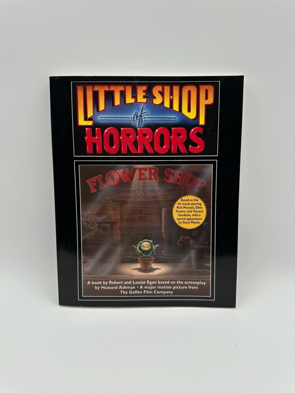 LITTLE SHOP OF HORRORS book By Robert Egan & Louise 1986 Egan