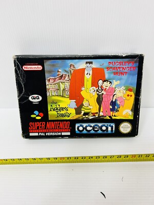 Snes Pugsley S Scavenger Hunt Addams Familie super nintendo