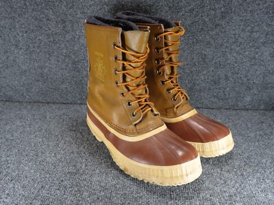 Sorel Premium Waterproof Snow Boots Size 7 Leather Wool Liner Winter Duck Boots