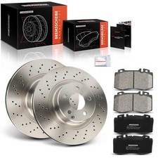 A-Premium Front 330mm Brake Discs & Brake Pads for Mercedes-Benz CLS E Class