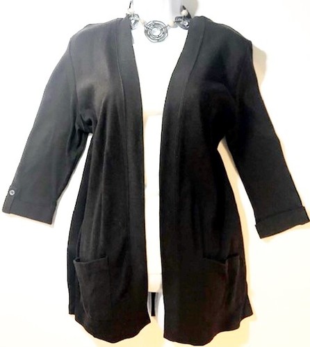 Karen Scott Petites Brown 3/4 Sleeve 
