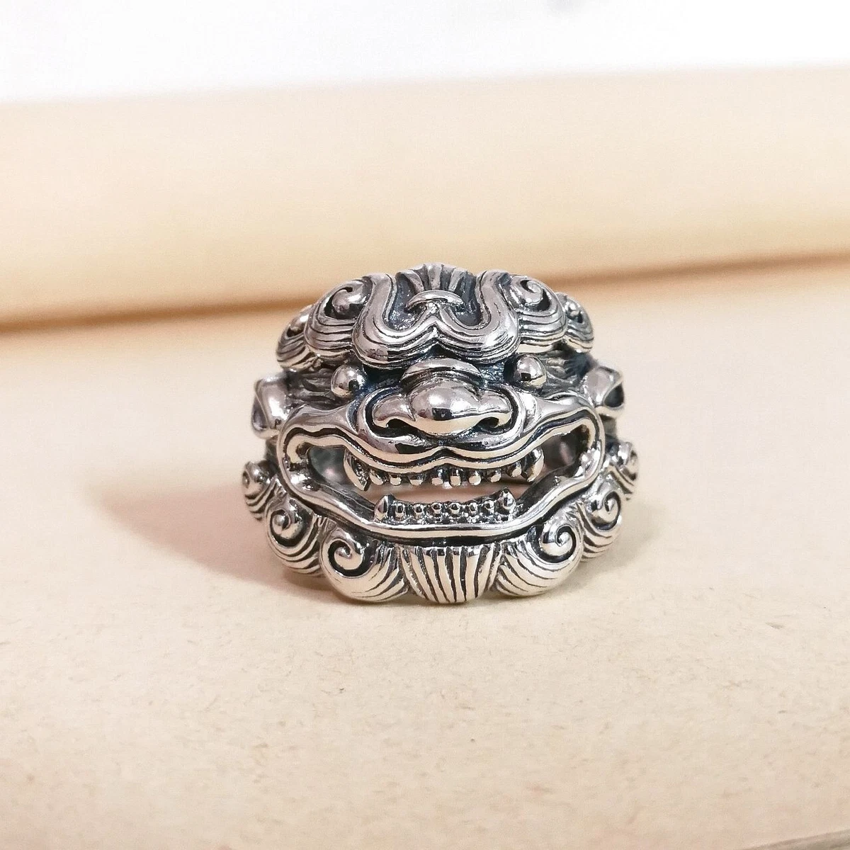 Chinese silver best sale rings